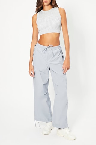 Crop top - Gris clair