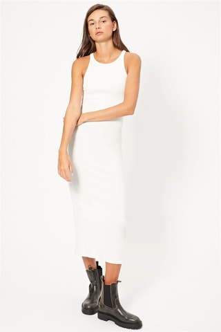Robe fourreau - Blanc