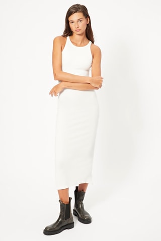 Robe fourreau - Blanc