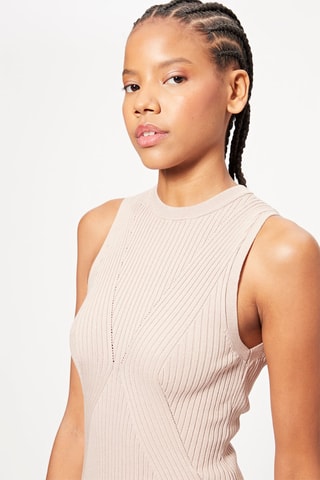 Robe midi - Beige