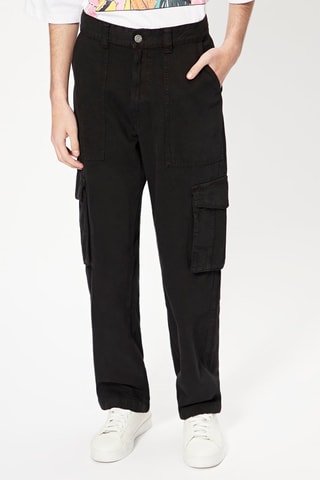 Pantalon cargo Noir