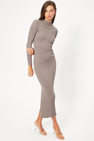 Robe longue - Taupe
