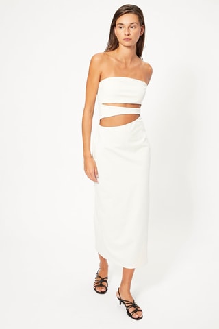 Robe bustier - Blanc