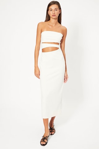 Robe bustier - Blanc