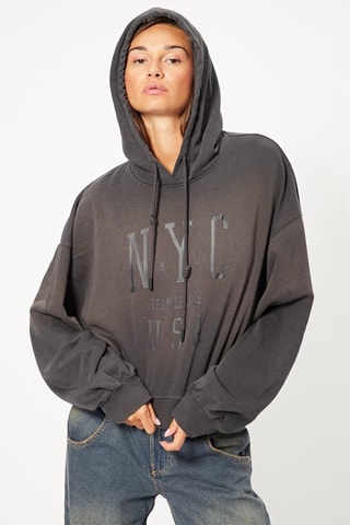 Sweat à capuche - Gris foncé