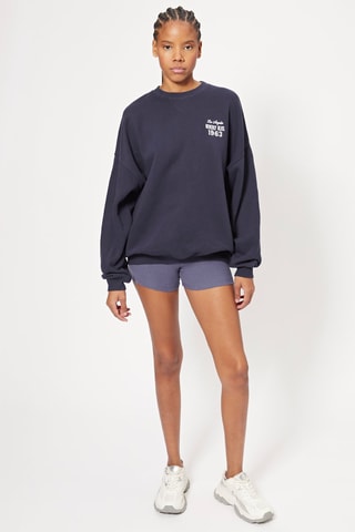Short taille haute - Bleu marine