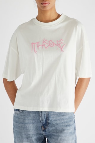 T-shirt oversize - Ecru