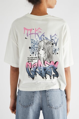 T-shirt oversize - Ecru