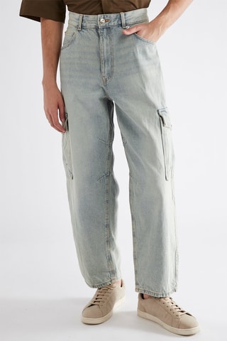 Pantalon cargo - Bleu