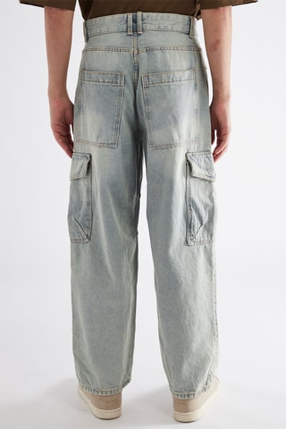 Pantalon cargo - Bleu