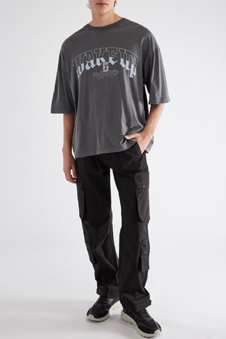 Pantalon cargo - Noir