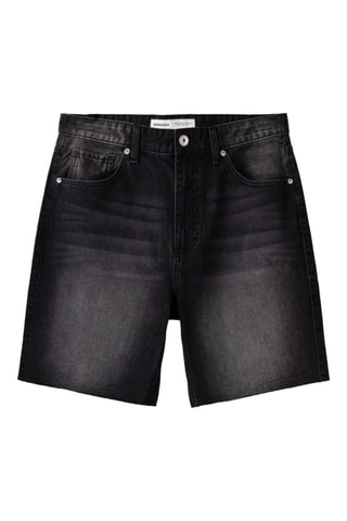 Bermuda en jean - Noir