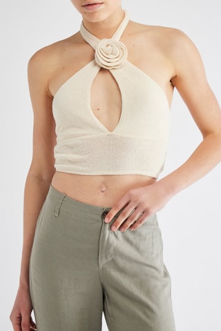Crop top - Beige
