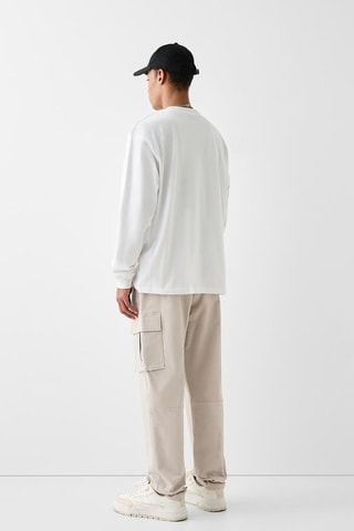 Pantalon cargo - Beige