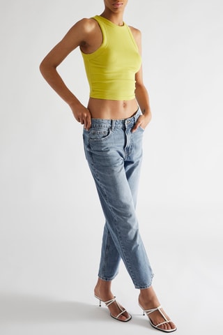 Crop top - Verde-claro