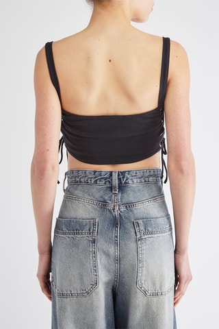 Crop top AC/DC Highway to hell - Noir