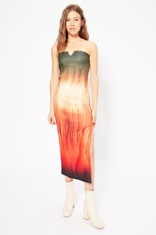 Robe midi - Vert