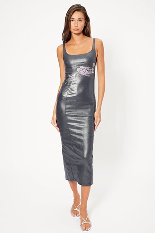 Robe midi - Gris