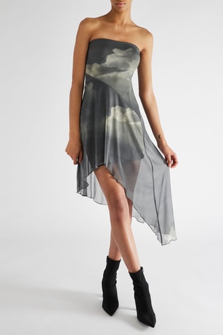 Robe bustier - Gris