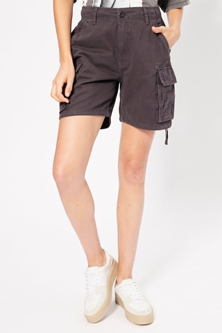 Bermuda taille haute - Noir