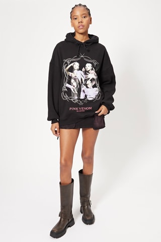 Minijupe taille haute - Noir