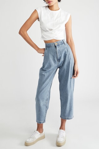 2 crop tops - Blanc et noir