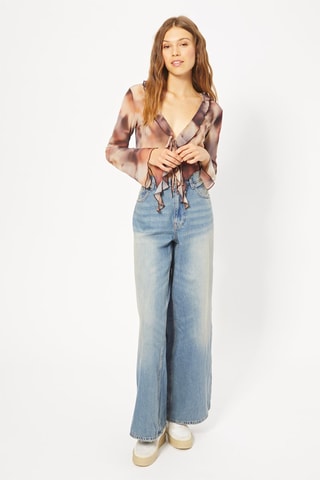 Jean wide legs - Bleu
