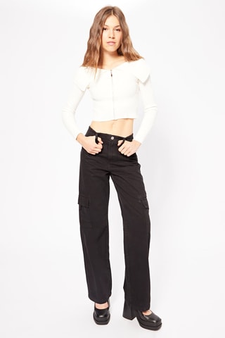 Gilet court - Ecru