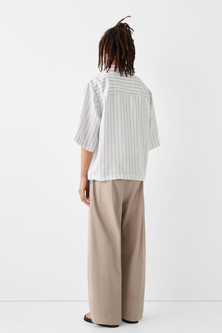 Pantalon wide legs - Beige