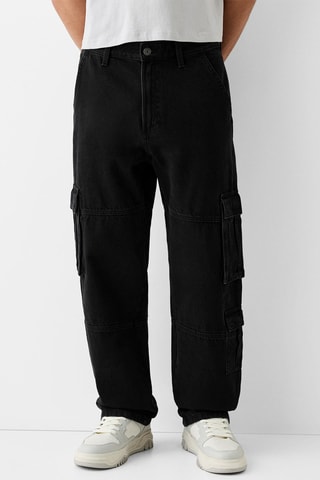 Pantalon cargo - Noir
