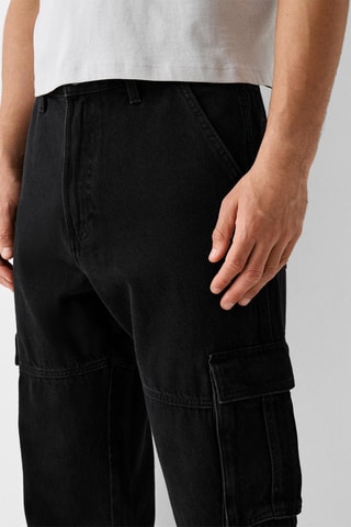 Pantalon cargo - Noir