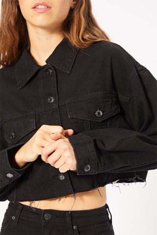Veste en jean - Noir