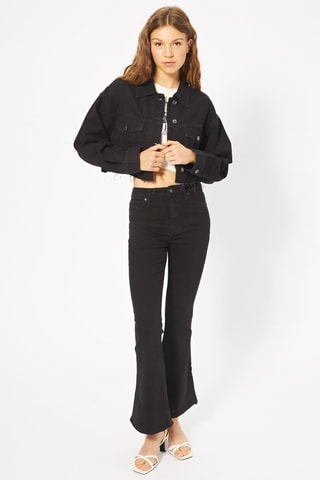 Veste en jean - Noir