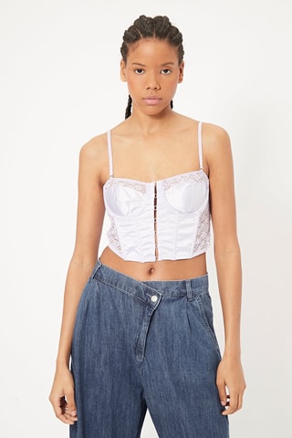 Crop top Mauve