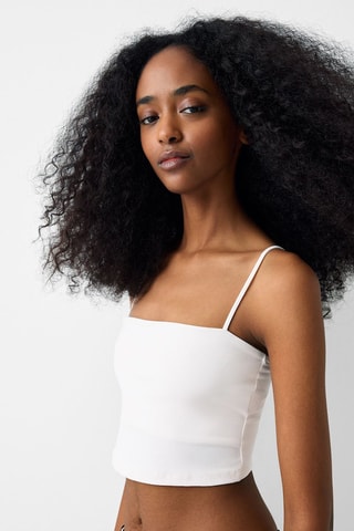 Crop top - Blanc