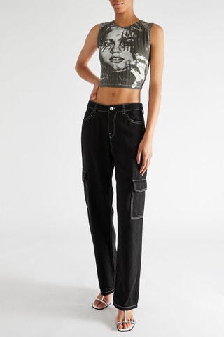 Crop top - Anthracite