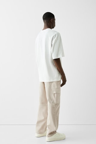 Pantalon baggy - Beige