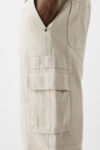 Pantalon baggy - Beige