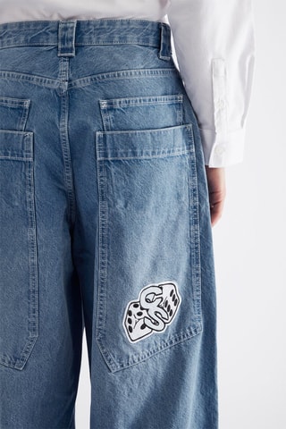 Jean wide legs - Bleu