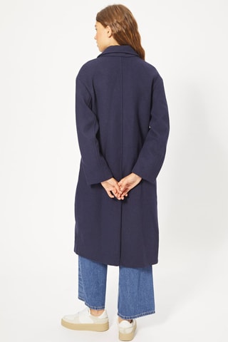 Manteau long - Bleu marine