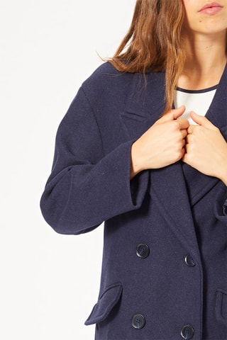 Manteau long - Bleu marine