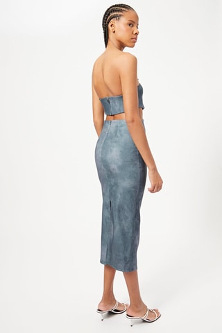 Robe bustier - Bleu