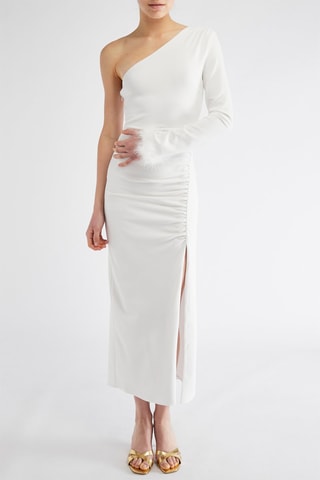 Robe midi - Blanc