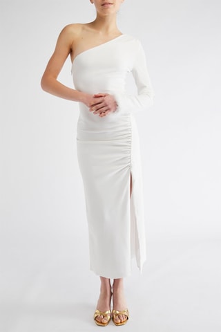 Robe midi - Blanc