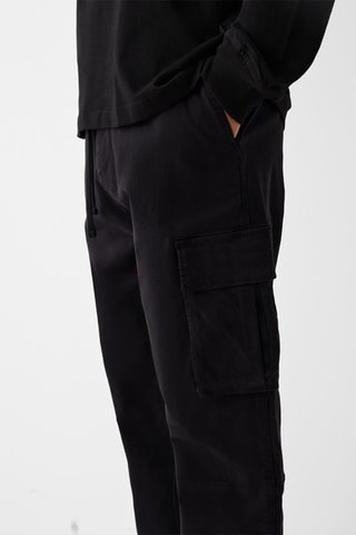 Pantalon cargo - Noir
