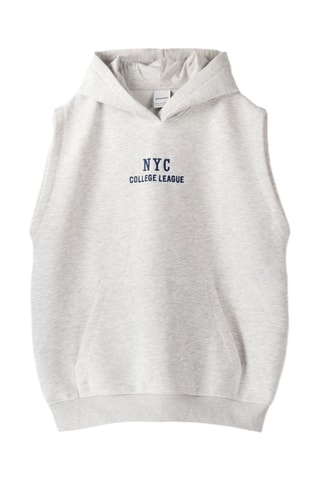 Sweat sans manches - Gris clair