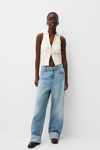 Gilet sans manches - Ecru