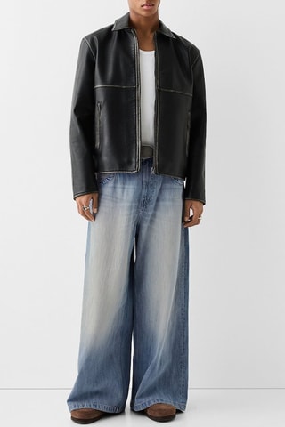 Jean wide legs - Bleu