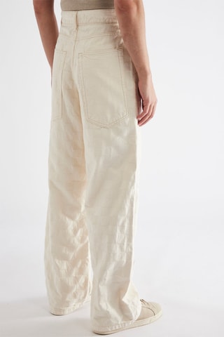 Pantalon wide legs - Blanc