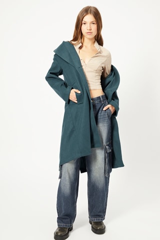 Manteau long - Vert foncé